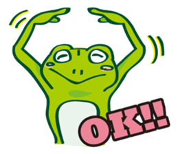 Bouldering Frog sticker #5281182