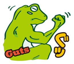 Bouldering Frog sticker #5281184