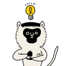 WOW!  Three Monkeys! sticker #5281642