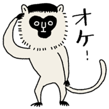 WOW!  Three Monkeys! sticker #5281646