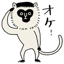 WOW! Three Monkeys! sticker #5281646