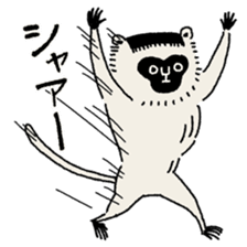 WOW! Three Monkeys! sticker #5281653