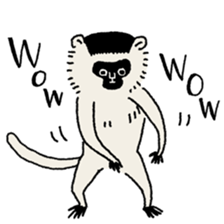 WOW!  Three Monkeys! sticker #5281658