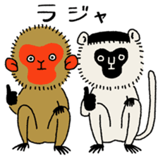 WOW! Three Monkeys! sticker #5281664