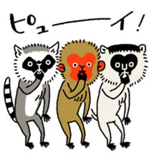 WOW! Three Monkeys! sticker #5281666