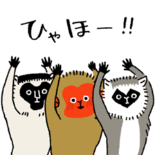 WOW!  Three Monkeys! sticker #5281667