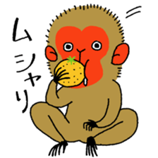 WOW!  Three Monkeys! sticker #5281670