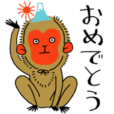 WOW! Three Monkeys! sticker #5281673