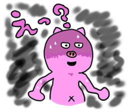 japanese pigs sticker #5282083