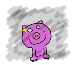 japanese pigs sticker #5282108