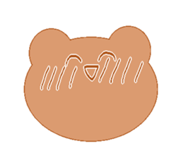 Face bear :) sticker #5282360