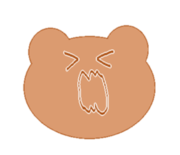 Face bear :) sticker #5282365