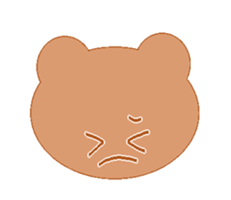 Face bear :) sticker #5282367