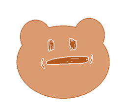 Face bear :) sticker #5282369