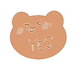 Face bear :) sticker #5282384