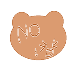 Face bear :) sticker #5282385