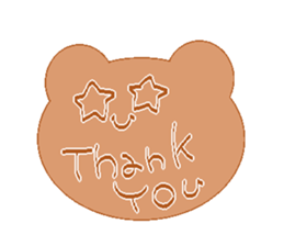 Face bear :) sticker #5282386