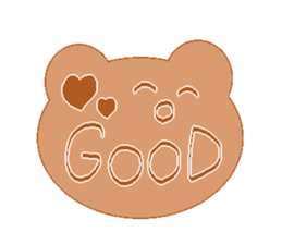 Face bear :) sticker #5282387