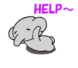 Everyday life of the elephant (pao) sticker #5282454