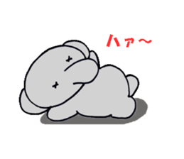 Everyday life of the elephant (pao) sticker #5282462