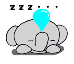 Everyday life of the elephant (pao) sticker #5282463