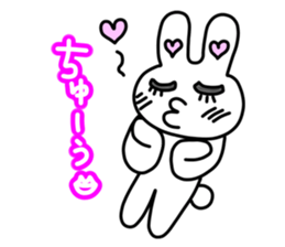 Funny Rabbit TAKO-USAGI. sticker #5282564
