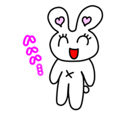 Funny Rabbit TAKO-USAGI. sticker #5282565