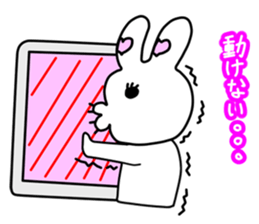 Funny Rabbit TAKO-USAGI. sticker #5282570