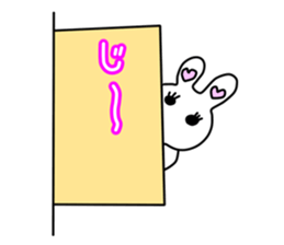 Funny Rabbit TAKO-USAGI. sticker #5282573