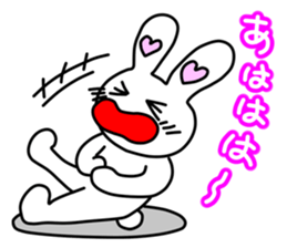 Funny Rabbit TAKO-USAGI. sticker #5282577