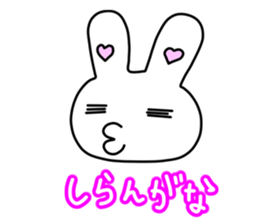 Funny Rabbit TAKO-USAGI. sticker #5282586