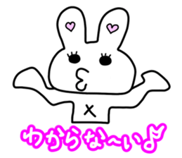 Funny Rabbit TAKO-USAGI. sticker #5282588
