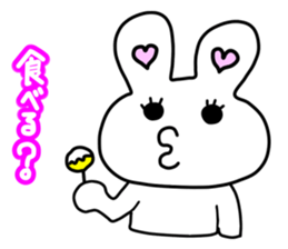 Funny Rabbit TAKO-USAGI. sticker #5282591