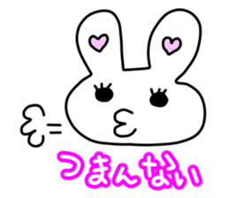 Funny Rabbit TAKO-USAGI. sticker #5282592