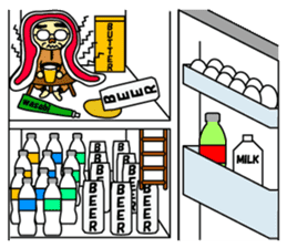 Palm-sized old guys sticker #5282641