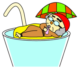 Palm-sized old guys sticker #5282645