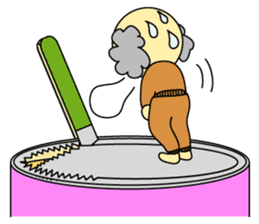 Palm-sized old guys sticker #5282647