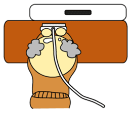 Palm-sized old guys sticker #5282650