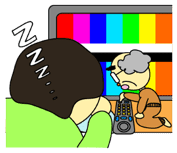 Palm-sized old guys sticker #5282653