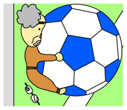 Palm-sized old guys sticker #5282655