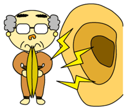 Palm-sized old guys sticker #5282663