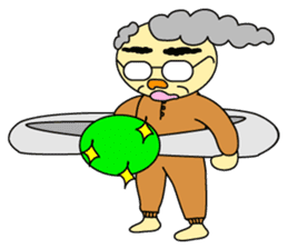 Palm-sized old guys sticker #5282671