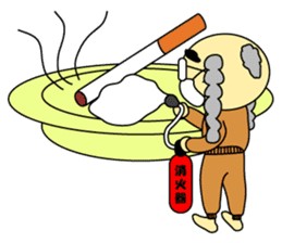 Palm-sized old guys sticker #5282675