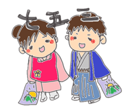 A series of celebration sticker #5282931