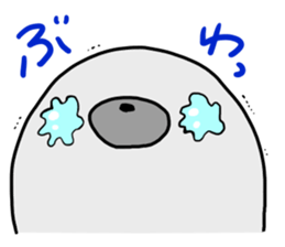 Baby of the gray seal sticker #5283109