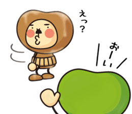Natto san and edamame Mr. sticker #5283723