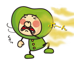 Natto san and edamame Mr. sticker #5283736