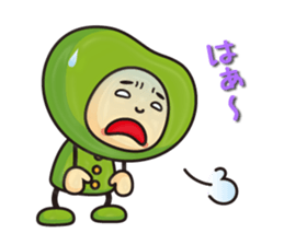 Natto san and edamame Mr. sticker #5283746