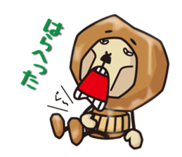 Natto san and edamame Mr. sticker #5283747