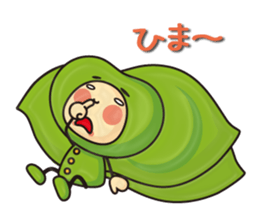 Natto san and edamame Mr. sticker #5283754